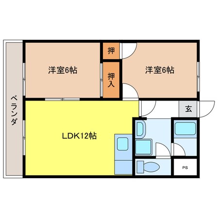 第二吉田ビルの物件間取画像